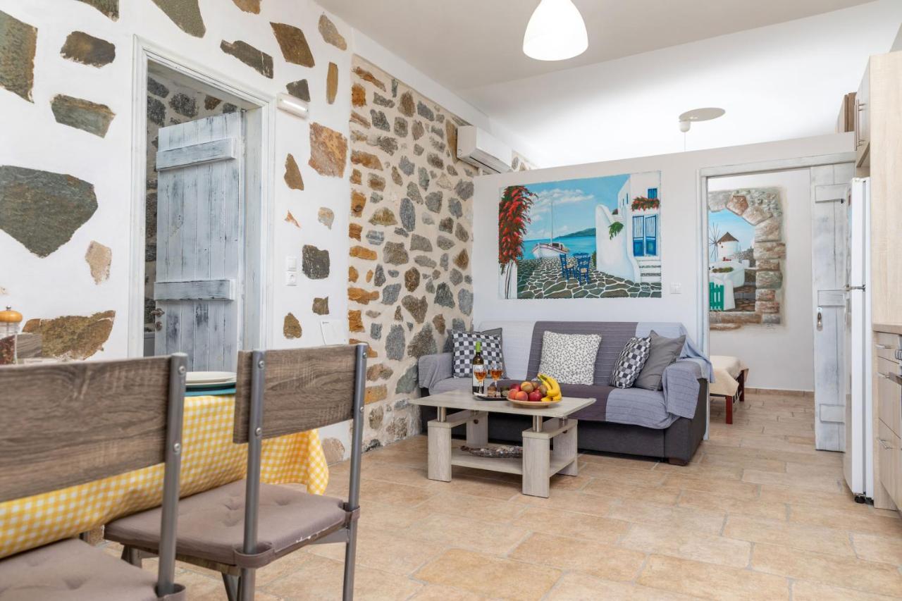 הוילה Glinado Naxos The Stone House Naxos מראה חיצוני תמונה