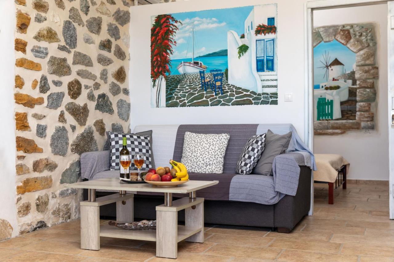 הוילה Glinado Naxos The Stone House Naxos מראה חיצוני תמונה